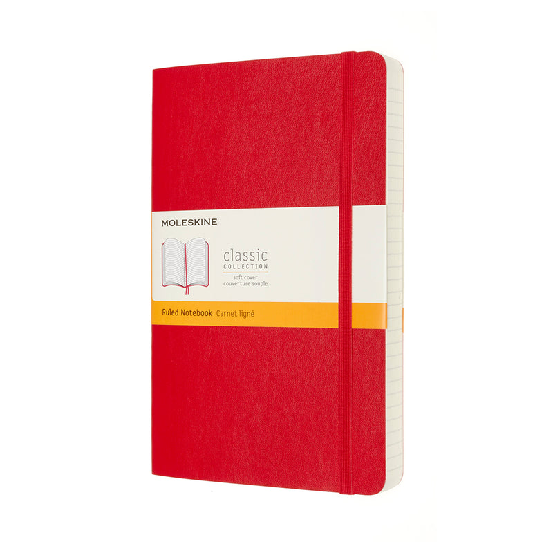 moleskine notebook large expanded ruled soft cover