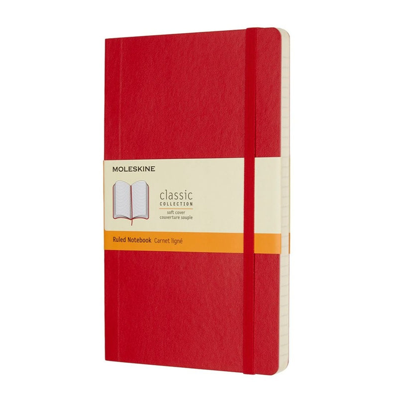 moleskine notebook large ruled soft cover