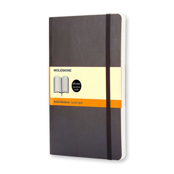 moleskine notebook large ruled soft cover#Colour_BLACK