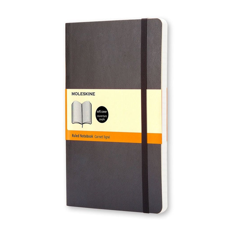 moleskine notebook large ruled soft cover