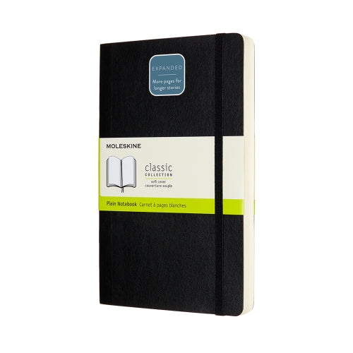 moleskine notebook large expanded plain soft cover