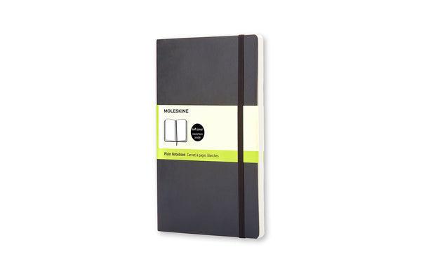 moleskine notebook large plain soft#Colour_BLACK