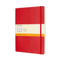 moleskine notebook xtra large ruled soft cover#Colour_SCARLET RED