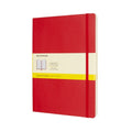 moleskine notebook xtra large square soft cover#Colour_SCARLET RED