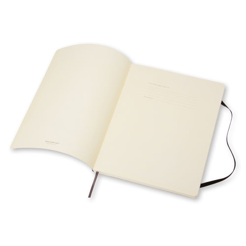 moleskine notebook xtra large plain soft cover