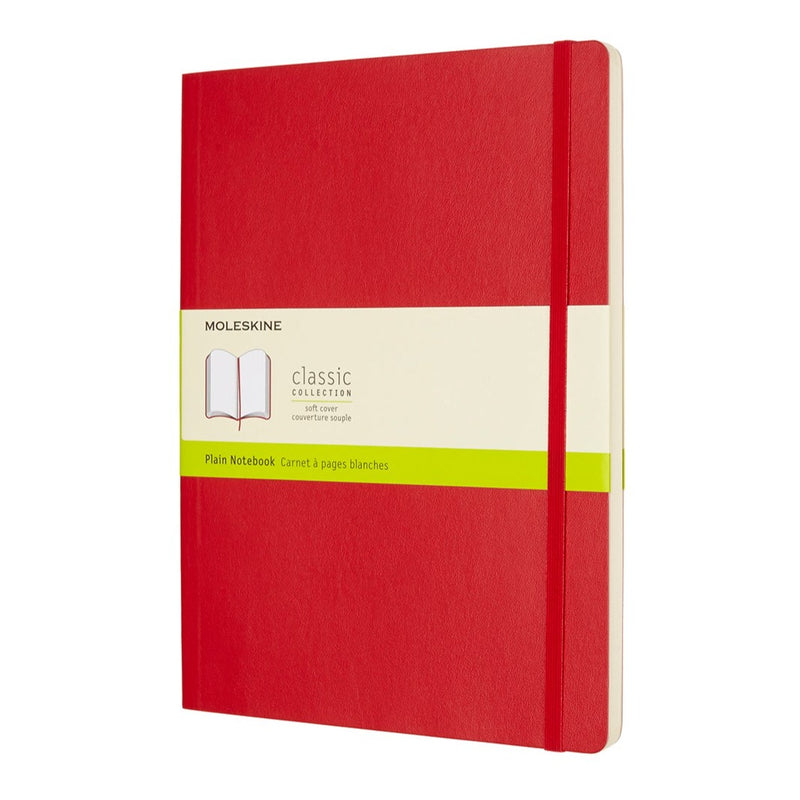 moleskine notebook xtra large plain soft cover