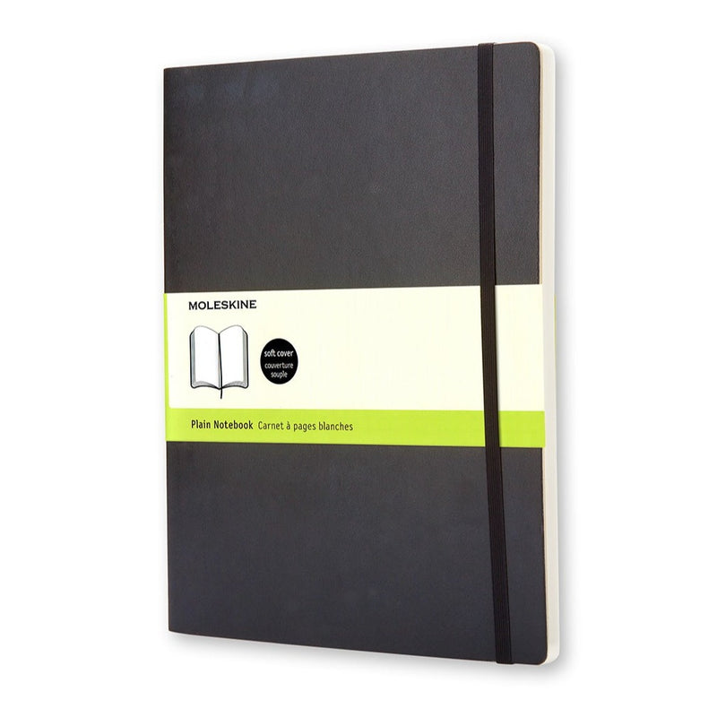 moleskine notebook xtra large plain soft cover