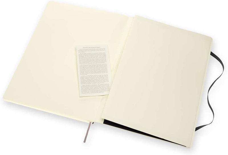 moleskine classic notebook a4 soft cover plain black