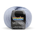 Sesia Mistral Merino Yarn 4ply#Colour_STEEL BLUE (1036)