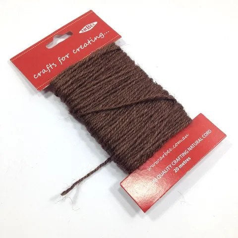 Arbee Natural Jute String Brown 20m