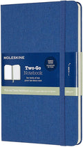 moleskine notebook two-go medium ruled/plain#Colour_LAPIS BLUE