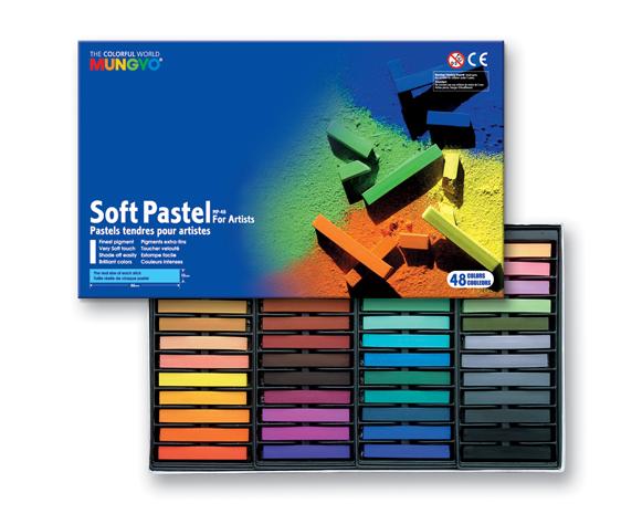 Mungyo Artists' Soft Pastels Set of 48