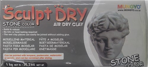 Mungyo Sculpt Dry Clay Stone#Size_100G