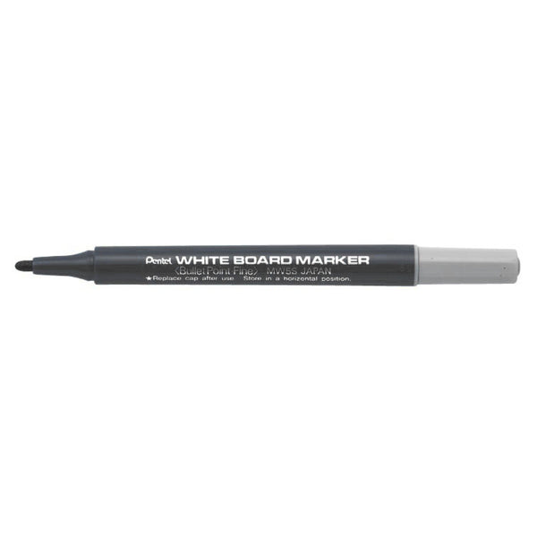 pentel whiteboard marker small barrel mw5s 1.3mm#Colour_BLACK