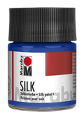 Marabu Silk Fabric Craft Paint 50ml#Colour_MEDIUM BLUE