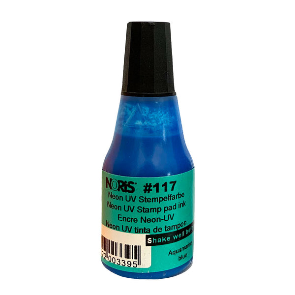 noris uv ink 25ml #117#colour_NEON BLUE