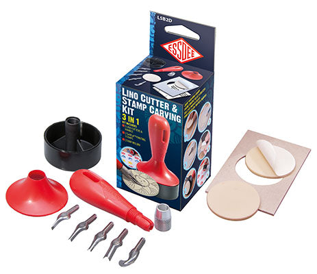 Essdee 3in1 Lino/Stamp Printmaking Carving Kit