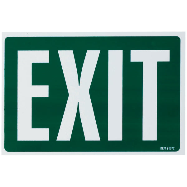 headline exit sign 203x305mm