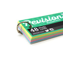 Luxpad Revision Study Cards 100x50mm Plain Assorted Colours with Binding Ring