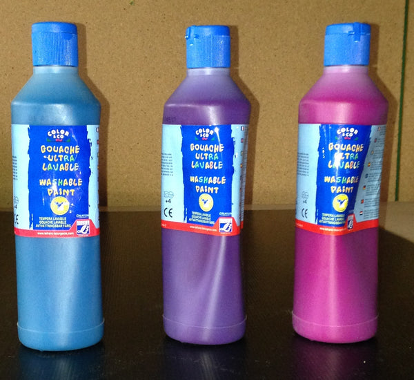 colour & co washable paint 500ml#colour_BROWN