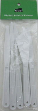 Das Plastic Palette Painting Knife Set - 5 Pieces
