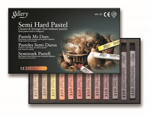 Gallery Semi Hard Art Pastel Pack Of 12