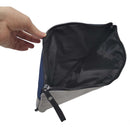 Okin Pencil Case 2 Zip Blue Grey