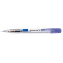 pentel techniclick mechanical pencil pd105t clear barrel 0.5mm