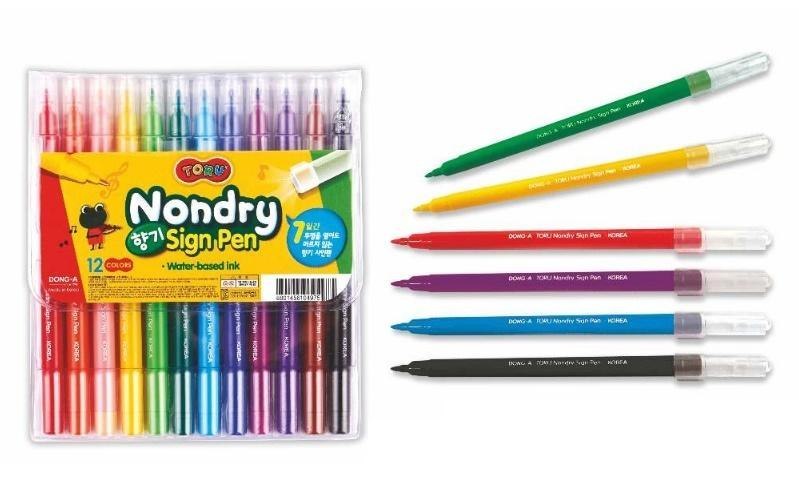 Dong A Toru Nondry Sign Pen Pack of 12