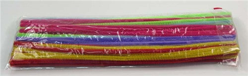 Chenille Stems Fluo 6mmx12inch Pack Of 48