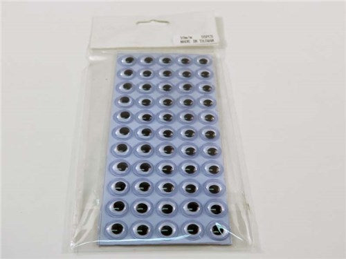 Sticky Moving Eyes 10mm X 55 Piece