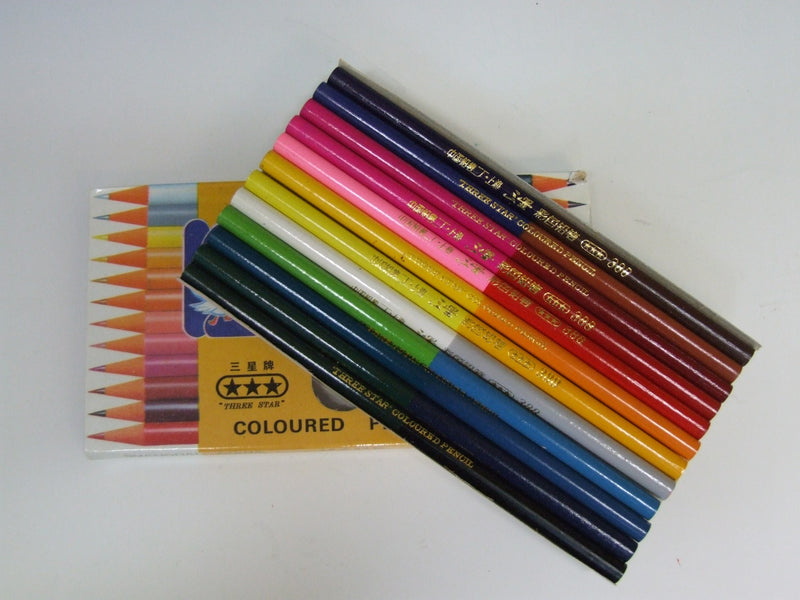 three star colour pencils