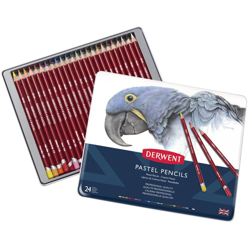 Derwent Pastel Pencil Tin Set of 24