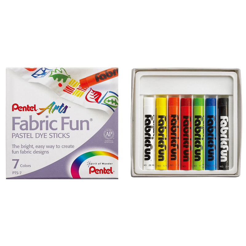 Pentel Fabric Fun Pastel Dye Sticks Assorted