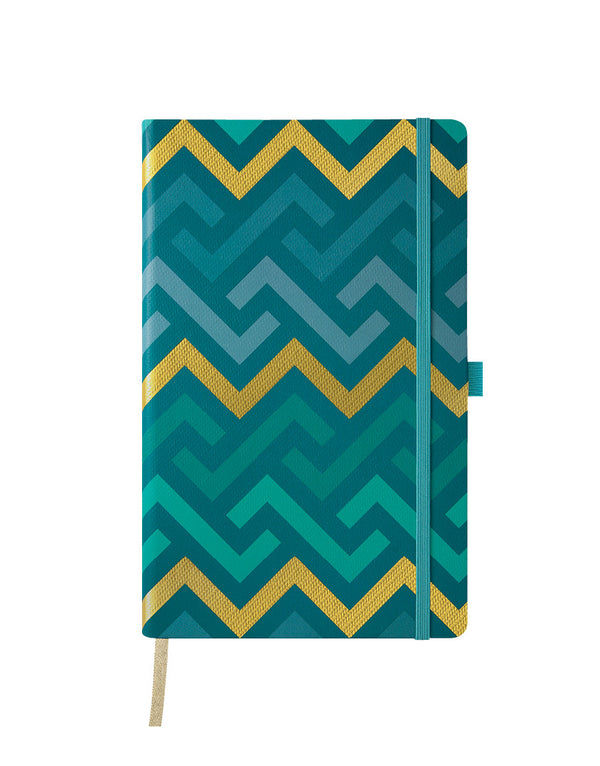 Castelli Pocket Ruled Oro Labyrinth Notebook