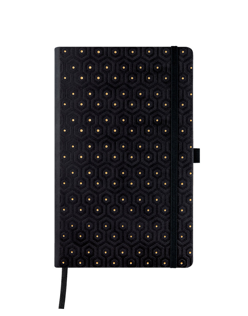 castelli notebook pocket ruled c and g (gold)