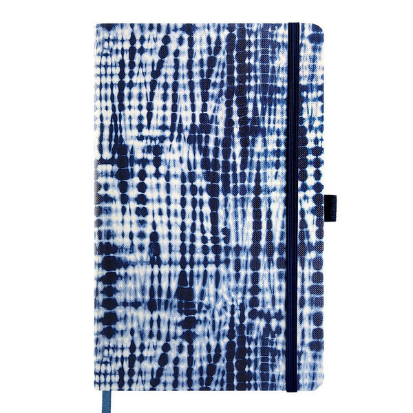 castelli notebook a5 ruled shibori#Design_SHIBORI JUTE