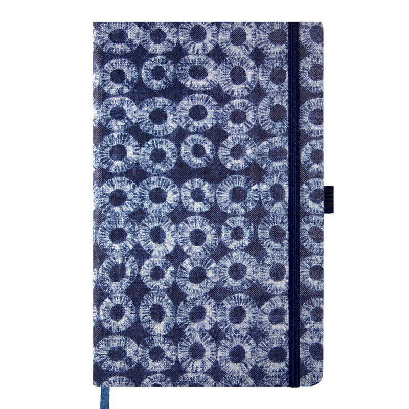 castelli notebook a5 ruled shibori