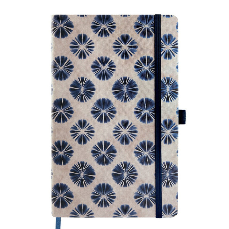 castelli notebook a5 ruled shibori