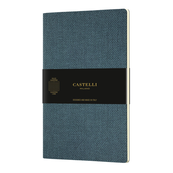 Castelli Quaderno Notebook A5 Harris#Colour_BLUE