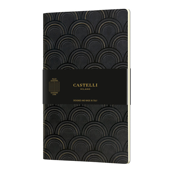 Castelli Quaderno Notebook A5#Colour_ART DECO GOLD