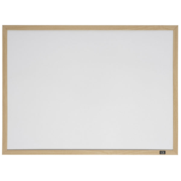 quartet whiteboard oak frame 580x890mm