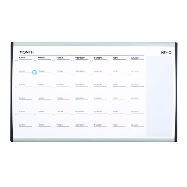 quartet planner board month arc cubicle 460x760mm