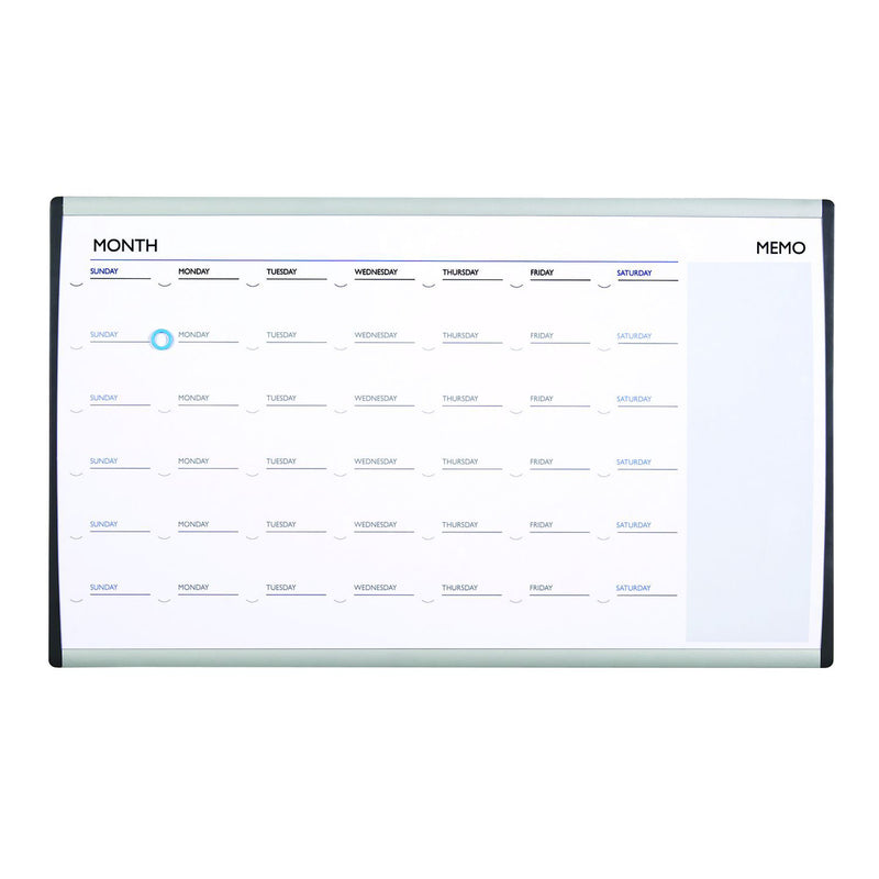 quartet planner board month arc cubicle 460x760mm