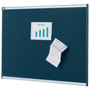 quartet prestige bulletin board foam aluminium