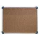 quartet penrite corkboard aluminium frame s/l