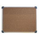 quartet penrite corkboard aluminium frame s/l