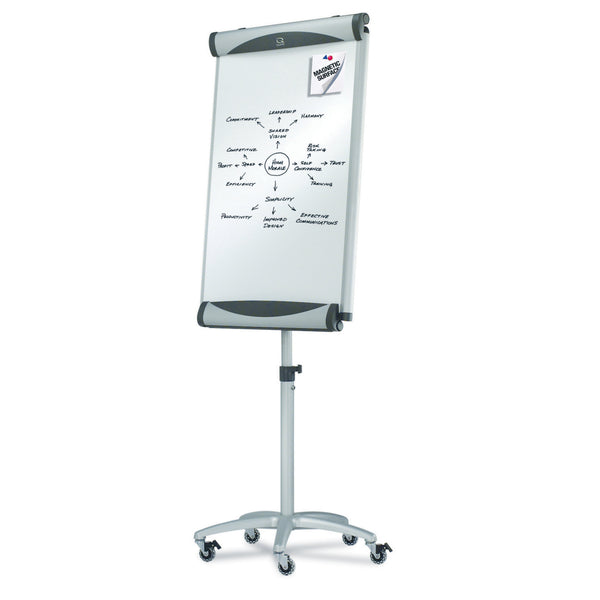 quartet euro porcelain mobile magnetic easel