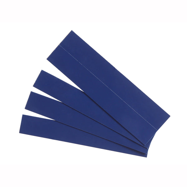 quartet magnet strips 22x150mm blue pack of 25