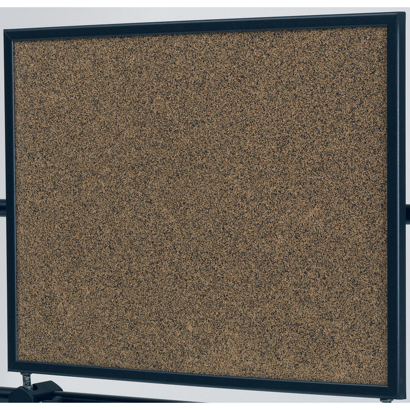 quartet corkboard black frame